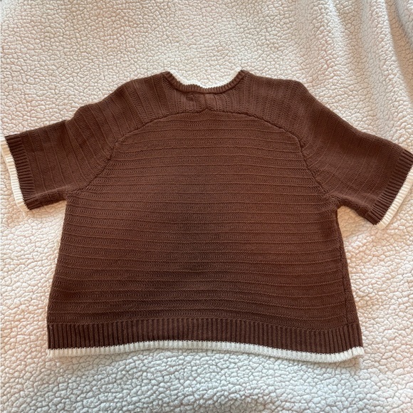 Abercrombie Madeline Crew Sweater Tee Size Small - Picture 3 of 4